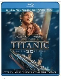 泰坦尼克号3D 2D+3D 2碟  BD25