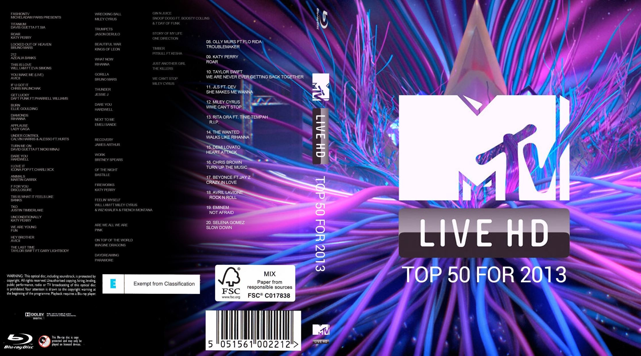 2013 MTV全美最新单曲TOP50 2013最新流行最前沿 85-048
