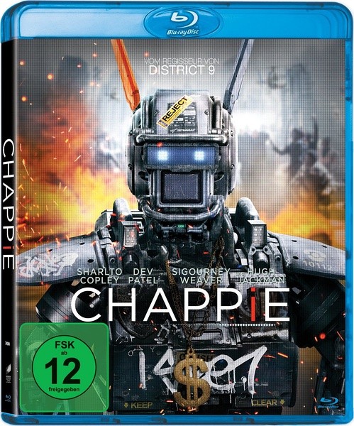  超能查派 Chappie (2015) 国内正在热映的动作科幻大片 带静音 167-014 