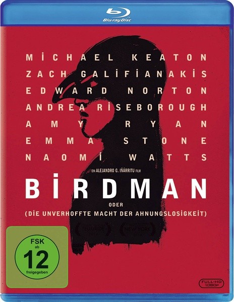  BD50 2D 鸟人/捕鸟者 [IMDB 8.3] 英雄迟暮蝙蝠侠 迈克尔·基顿人戏难分 Birdman  171-039 